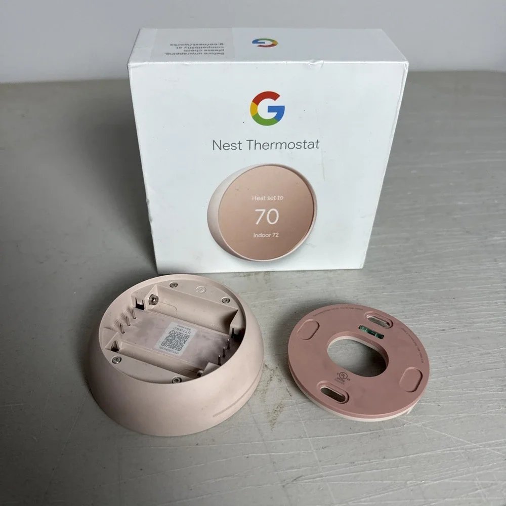 Google Nest Smart Thermostat, Sand - GA02082-US
